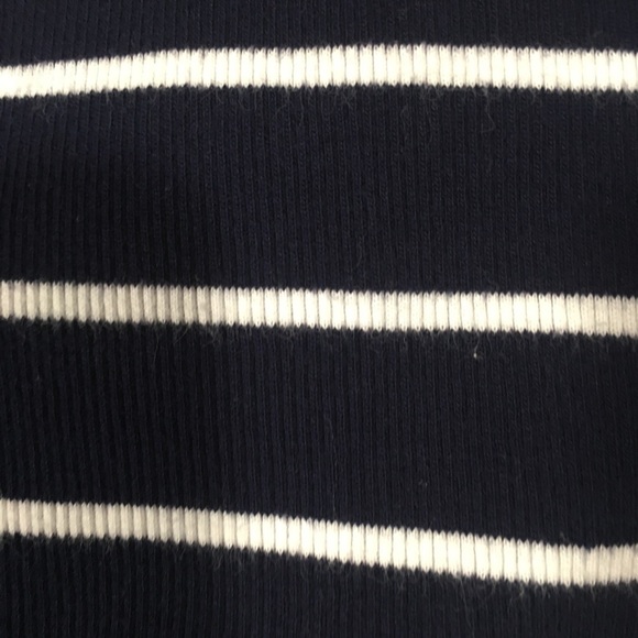 Lauren Ralph Lauren Navy/White Striped Blouse 2X - Picture 4 of 6